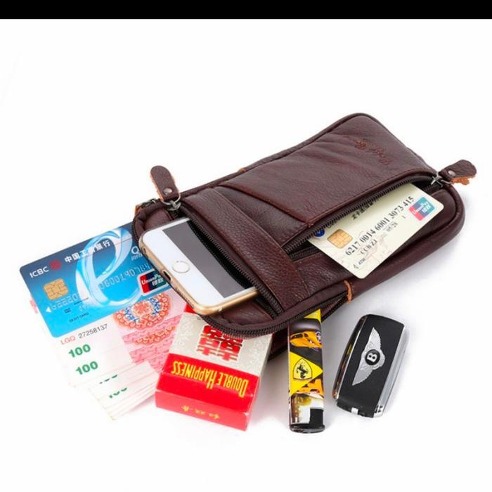 Tas Selempang Pria Tas Selempang Mini Pria Kulit Import