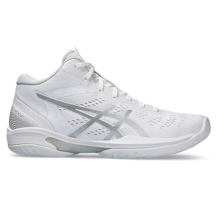 Sepatu Voli Asics Gel Hoop V16 White Silver 1063A078.100
