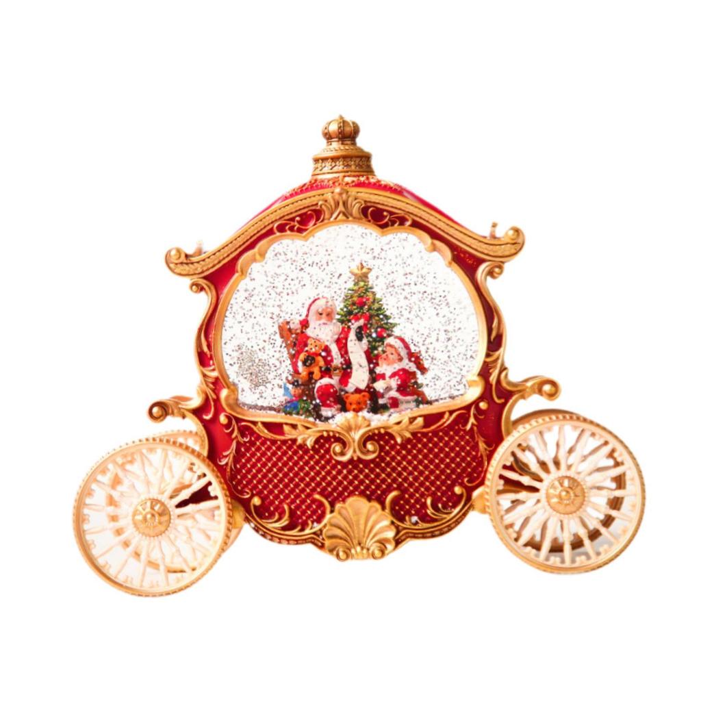 Christmas Snow Globe Craft Christmas Carriage Snow Globe for Valentine Gifts