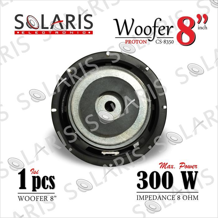 Woofer 8 Inch Double Magnet 300 Watt Speaker Karaoke Proton Cs-8350 Bass Mantap Terpercaya
