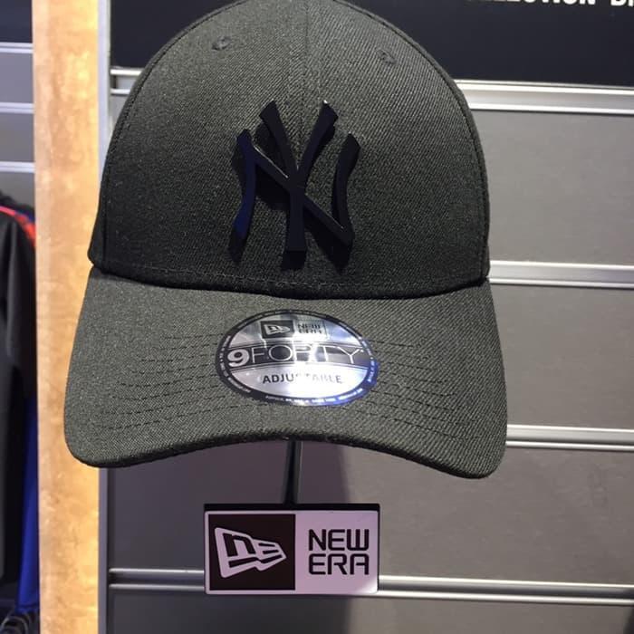 Topi New Era Ny Metal Black Dove 9Forty Original #Gratisongkir