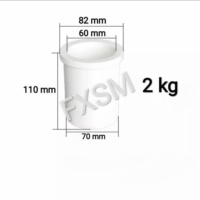 Cuci Gudang 2 Kg - Quartz Crucible Melting Pot
