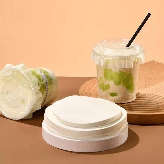 500Pcs Leakproof Paper / Kertas Tahan Bocor Cup Minuman / Kertas Anti Bocor Bulat Gelas Cup Kopi