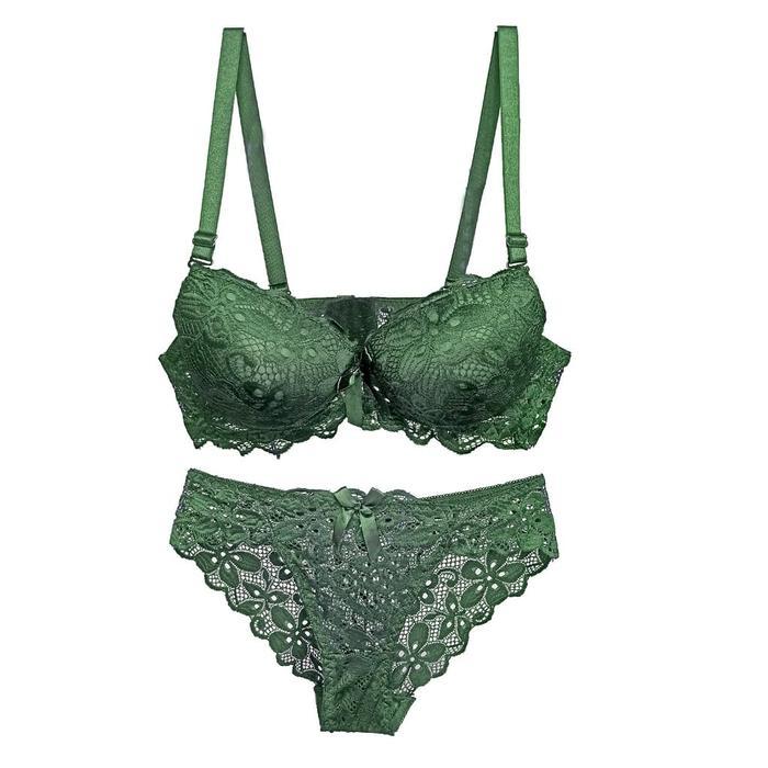 BRA SET bh + cd beha celana dalam wanita setelan renda import quality RC03 36-42 cup B / bra sexy