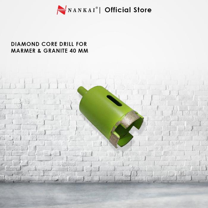 Nankai Diamond Core Drill 40mm / Mata Bor Batu Marmer Granite