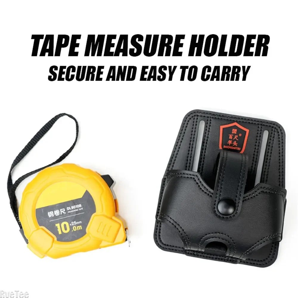 Tape Measure Tool Pouch Microfibre Leather Thickened Repair Tools Belt Pouch Carrying Convenient