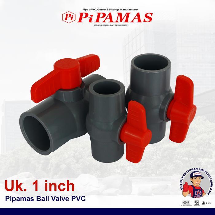Pipamas Ball Valve PVC 1 inch