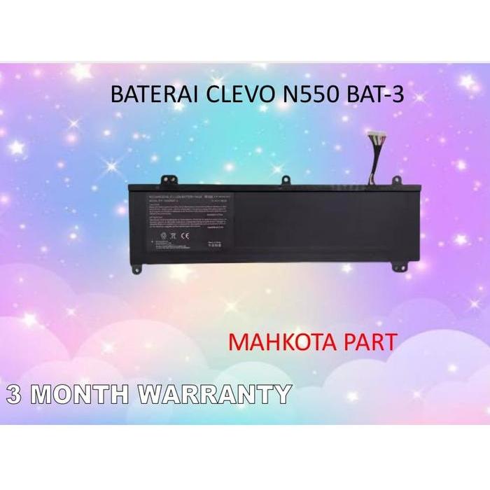 Promo / Baterai For Clevo N550Rc N550Rn/Rc N551/Rn/Rc F57-D1/D2/D3/D4/D5R 6-87-N550S-4E42 11.4V 48Wh