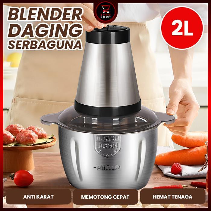 Panasonic - Blender Chopper Penggiling Daging Sayur Buah Hitam Kitchen Stuff