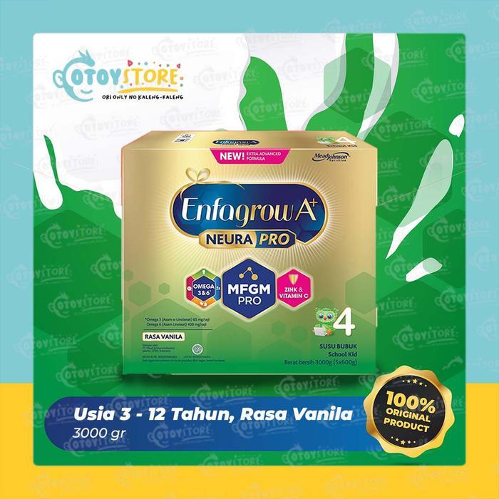 Enfagrow A+ 4 Vanila 3000 Gram / Susu Enfagrow 4 3000G Vanila Gercep