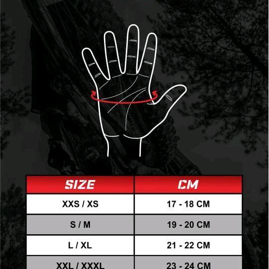 Sarung Tangan Sepeda Avelio Iron Cross Black/Avelio
