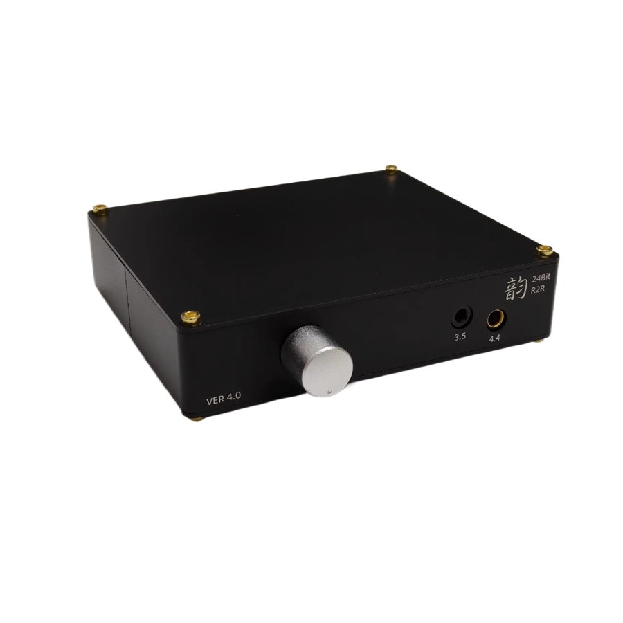 UPGRADED R2R V4.0 DECODER RCA/3.5/4.4 OUTPUT SUPPORTS COAXIAL / USB INPUT WITH VOLUME ADJUSTMENT CNC