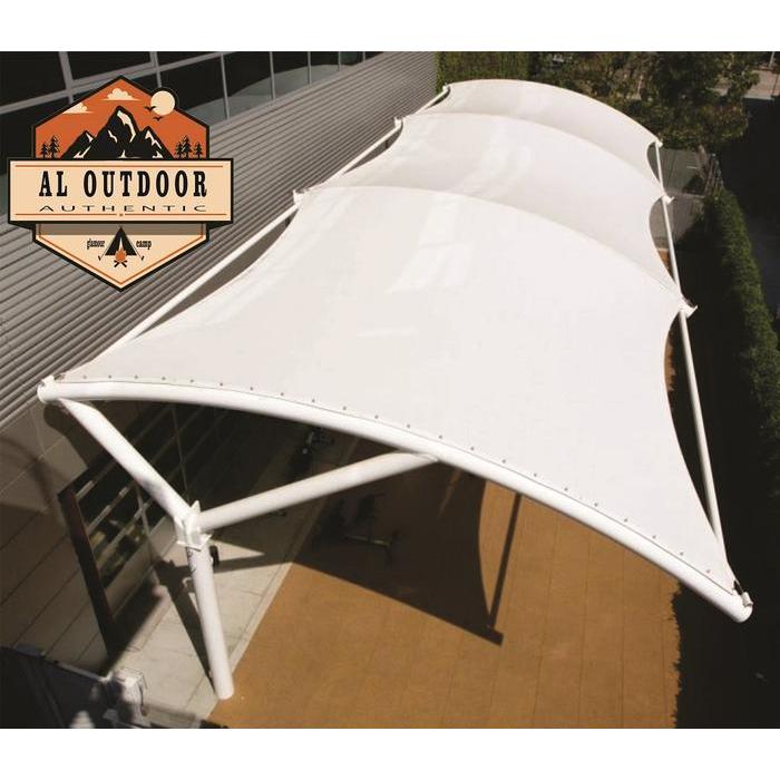 Kanopi Atap Membran Bahan Pvc Custom Ukuran Harga Permeter Terlaris
