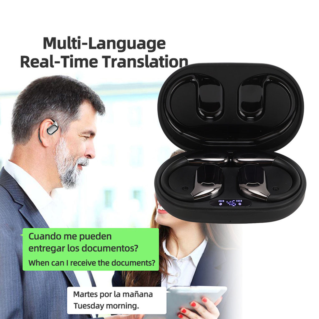 Language Translator Earphone Translation Earphone Bluetooth 5.49 144 Online Languages Translator