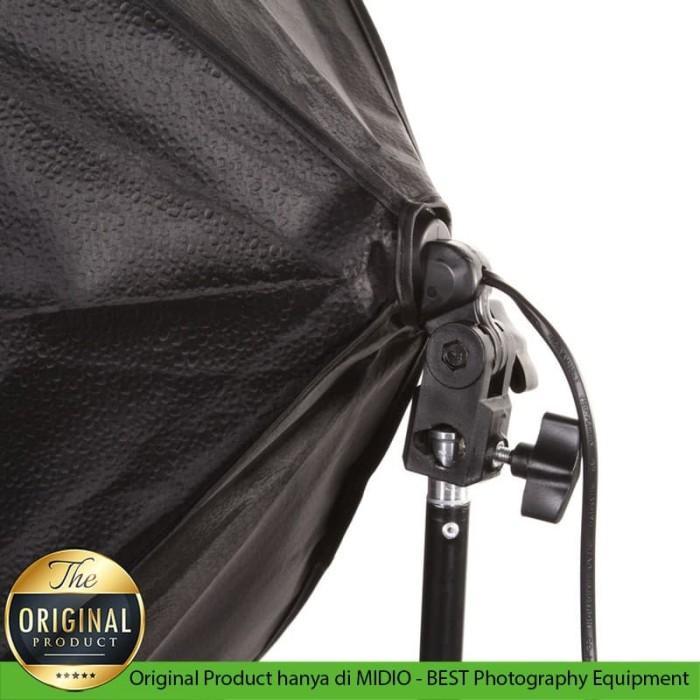 Midio Softbox Lighting A1 Paket Softbox E27 + Tripod Stand 2M + Tas Waterproof (5 Pilihan Ukuran)