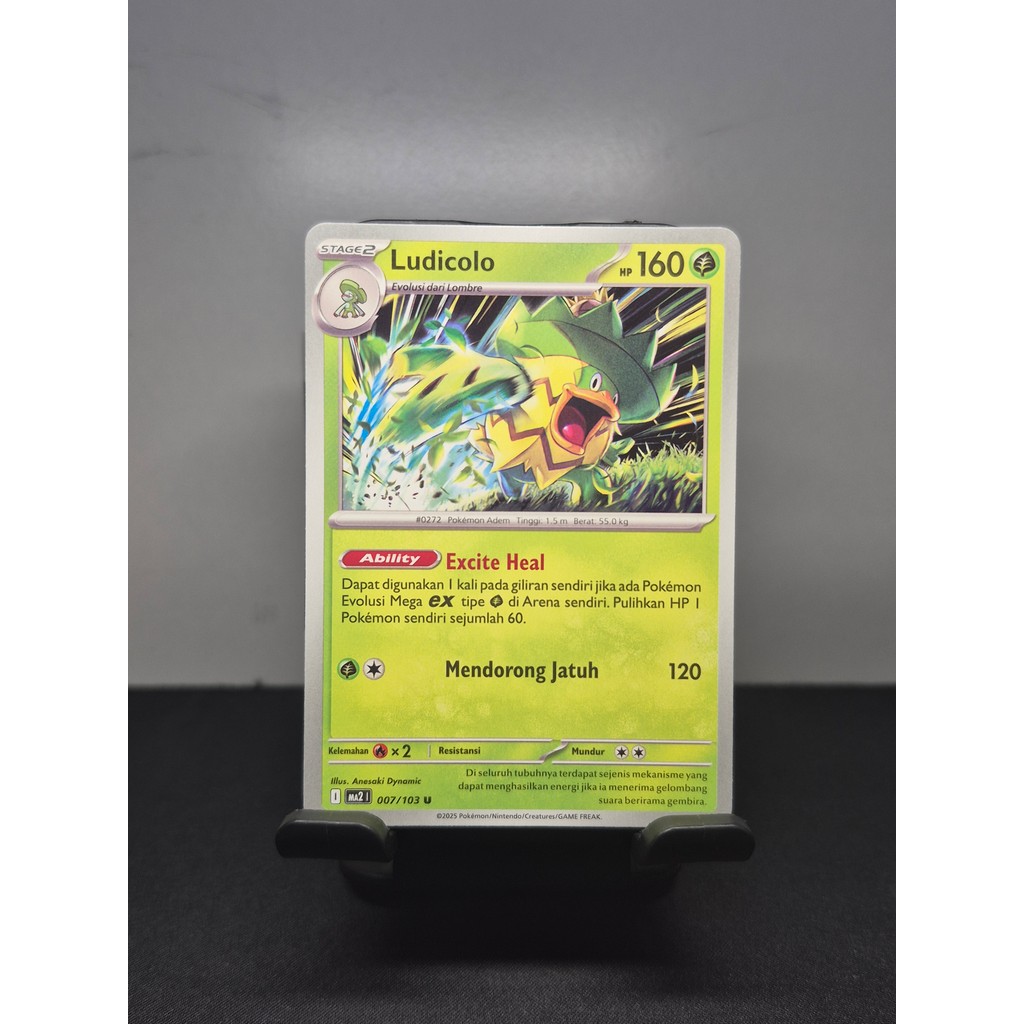 Ludicolo 007/103 R - Pokemon TCG Indonesian