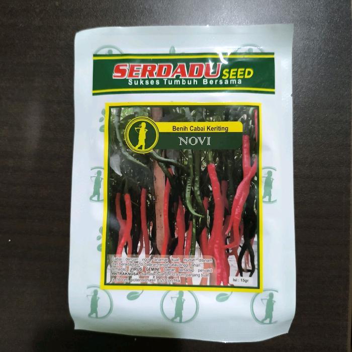 benih cabe keriting NOVI 15gr. serdadu seed
