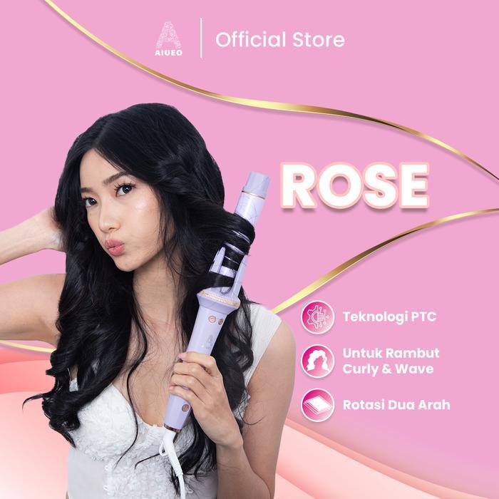 [LIVE CREATOR] Catokan AIUEO Rose Catok Keriting Rambut Otomatis Plat Keramik AIUEO 168 Roll Panjang