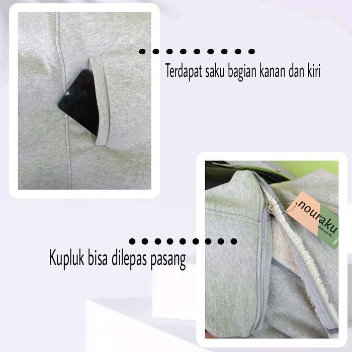 Jaket Blanket Ibu Dan Anak Nouraku Selimut Bayi Dan Ibu / Jaket Bayi / Blanket Kangguru