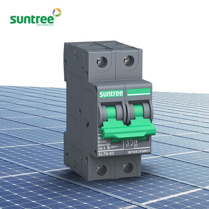 Dc Mcb Suntree 2 Pole 550 Vdc 10-63 A