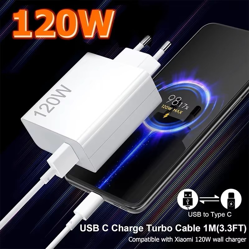 120W Original  charger fast charging, supercharging EU US wall supercharging adapter 120W Gan