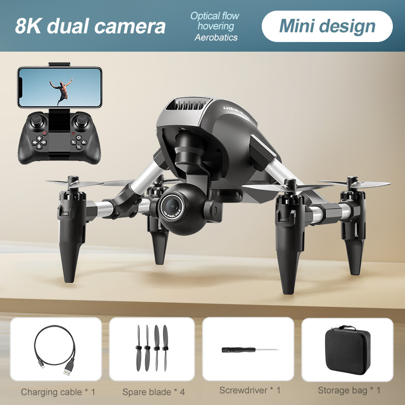 4DRC New V42 Mini Drone Professinal 8K HD Dual Camera FPV WIFI Optical Flow Localization Altitude