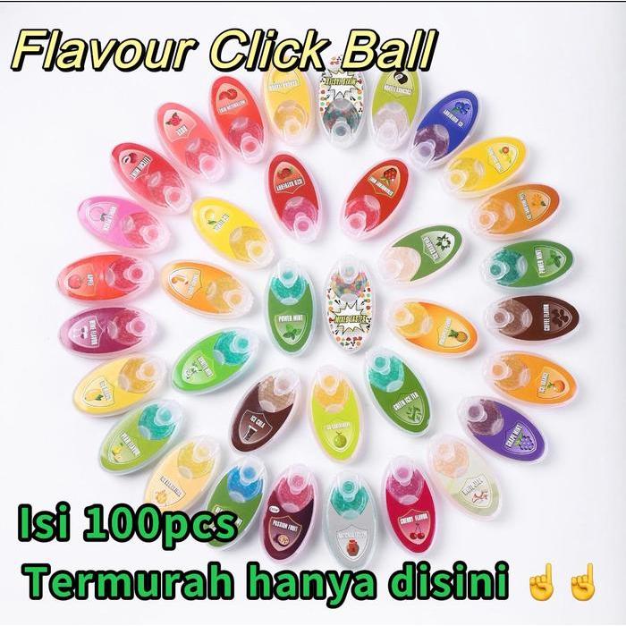 FLAVOR BALL Manik-Manik Rasa Buah isi 100 Butir