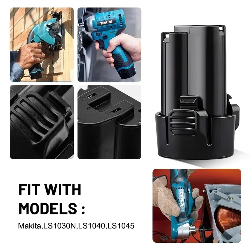 Makita10.8V original battery BL1013 BL1020 BL1030, DF030D Makita 10.8v/12V charger, replacement tool