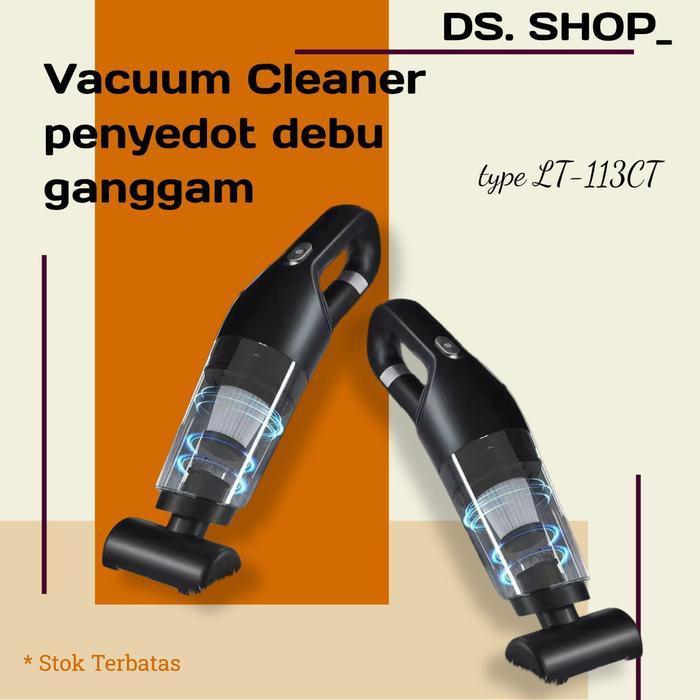 TERLARIS Vacuum Cleaner Penyedot Debu Portabel Genggam Ringan dengan Hisap Kuat Pembersihan Detail