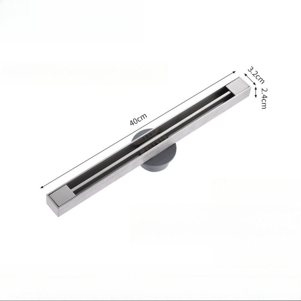 Linear floor drain, narrow stainless steel, long linear floor drain, anti-reverse artifact, card