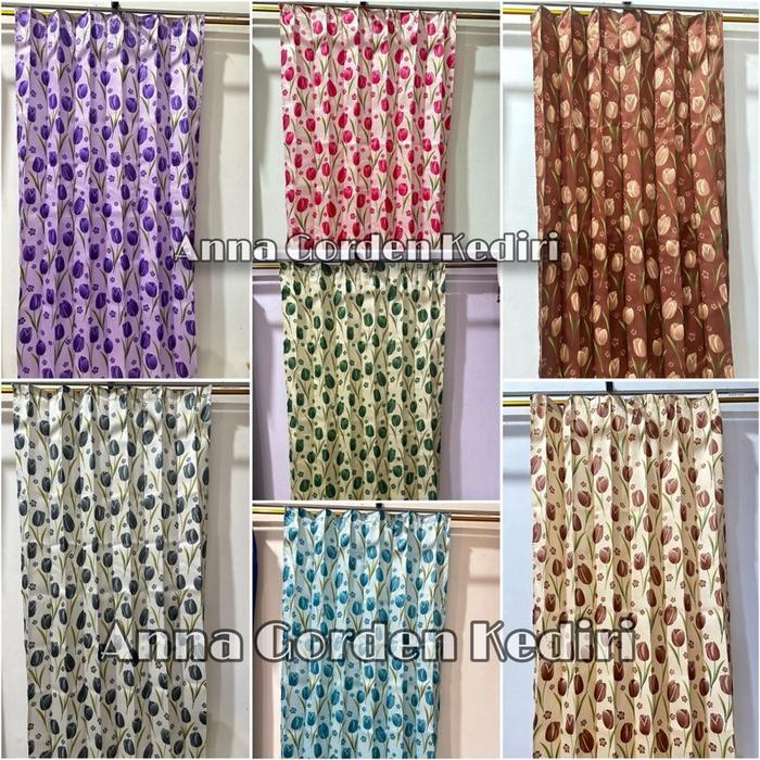 Gorden TULIP shaby horden jendela horden pintu