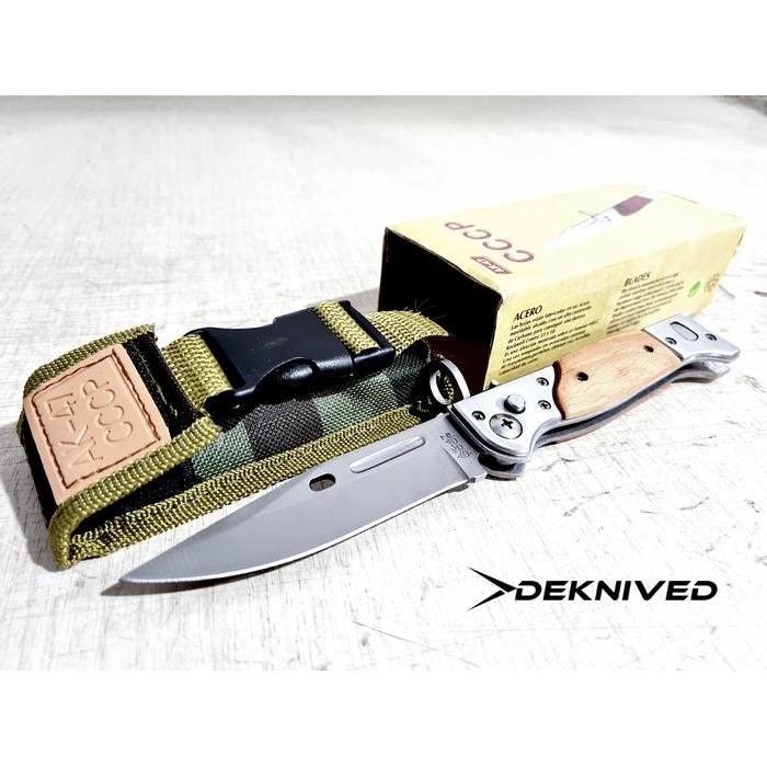 Pisau Lipat AK47 Automatic Survival Outdoor 9 Inch " Deknived "