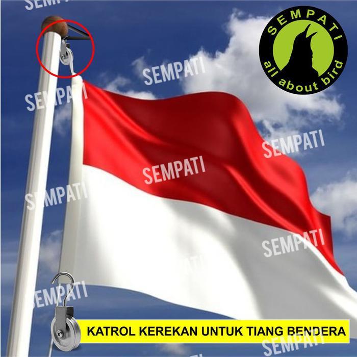 "New" KATROL RODA KECIL MINI KEREKAN SANGKAR BURUNG PERKUTUT BENDERA RKTRLM