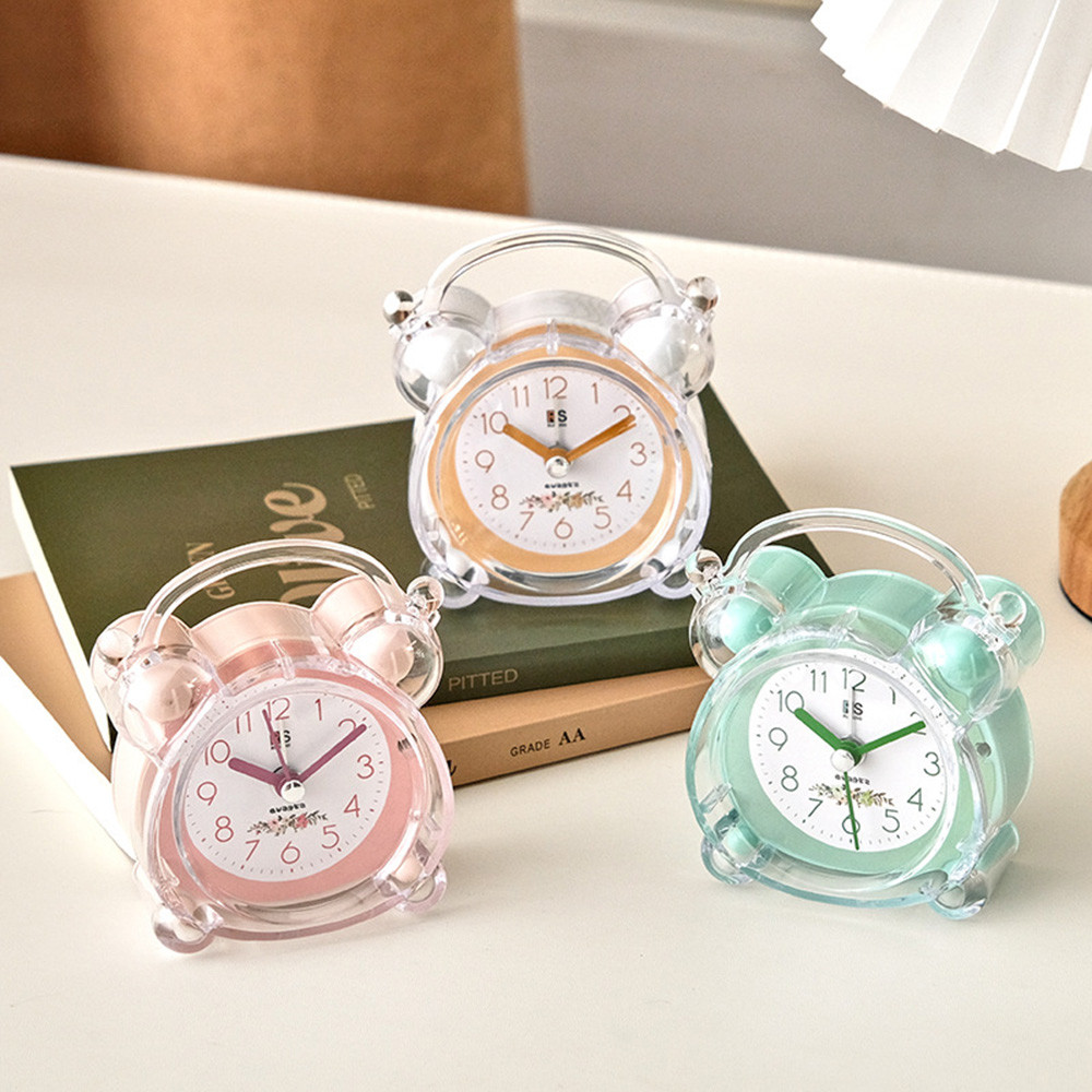 Cute Children Alarm Clock Mute Electronic Digital Clock Candy Colored Bedroom Home Decor Stylish
