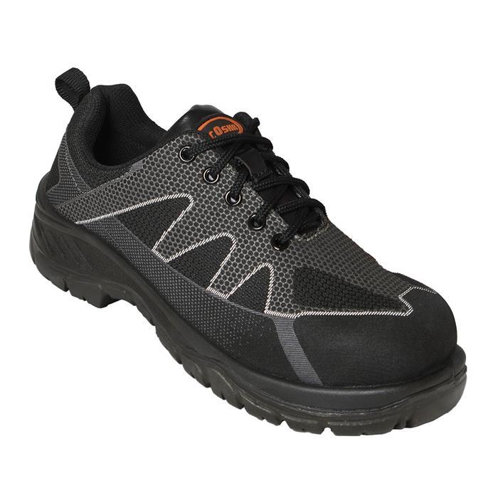 TERMURAH Dr OSHA Wolfar 3107 S1 Steel Safety Shoes - Black READY STOCK