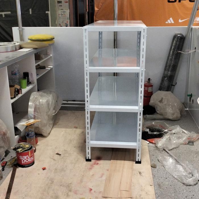 rak besi siku P 60 40 100 susun 4