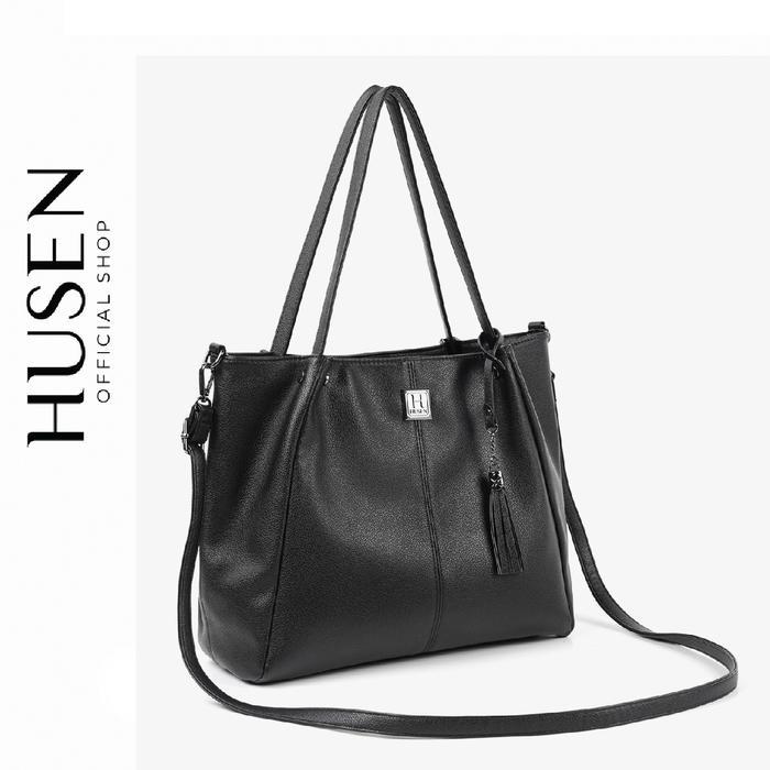 [] Tote Bag Wanita HUSEN Tote Bag Kuliah Tas Wanita Selempang Tote Bag Kerja Kantoran Ngampus