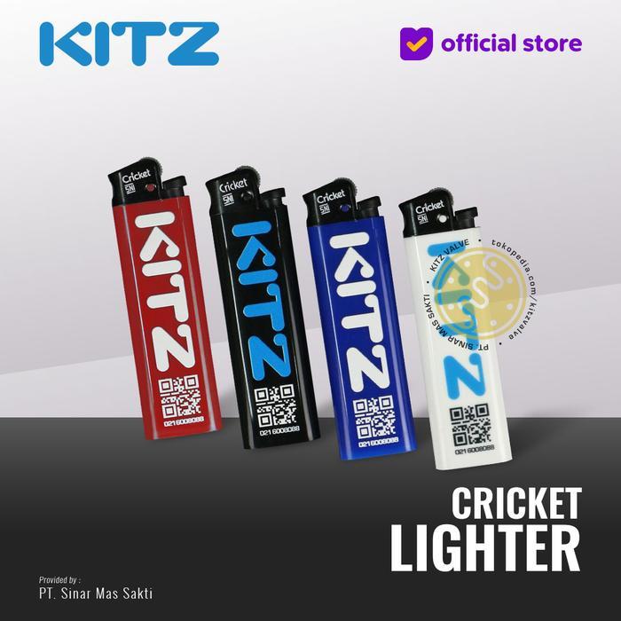 BERKUALITAS Lighter / Mancis / Korek Api Cricket , Custom KITZ brand