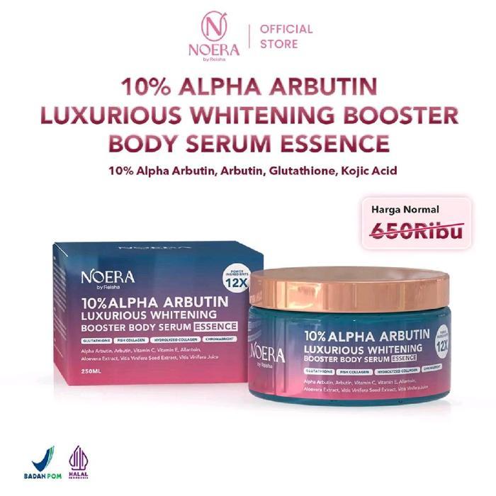 HB Dosting Bangsawan 10% Alpha Arbutin Luxurious Whitening Booster Body Serum Essence Original BPOM