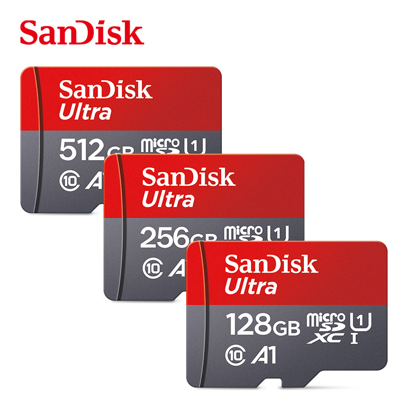 Original SanDisk 32GB 64GB 128GB 256GB Memory Card 64GB U3 4K Micro TF SD Card 64G SDHC Minisd UHS-I