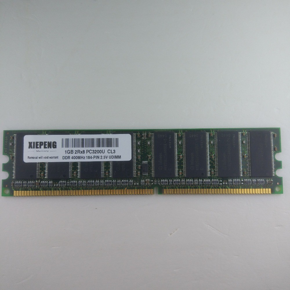1GB 2Rx8 PC3200 DDR400 RAM 512MB DDR333 PC2700 DDR 400MHz NON ECC DIMM 2.5v 184-pin Desktops memory