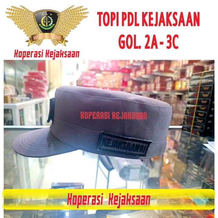 Topi Pdl Kejaksaan Cokelat Terbaru Topi Lapangan #Gratisongkir