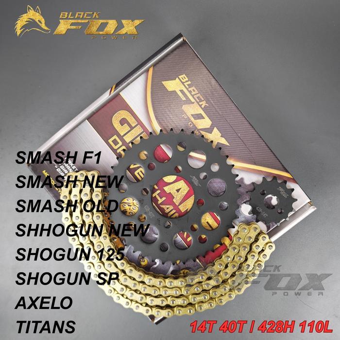 GEAR GIR SET GIR PAKET SMASH F1 SMASH OLD SMASH NEW SHOGUN 125 TITANS AXELO TITANS ARASHI 14T 40T