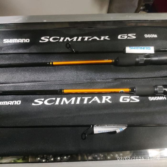 TERBARU Joran Shimano Schimitar GS 602 Original Spinning Joran Pancing