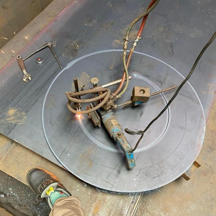 Terbaik Best Quality 100% Original Plat Bulat Plat Plendes Plat Besi Bulat Castom Lubang Tengah