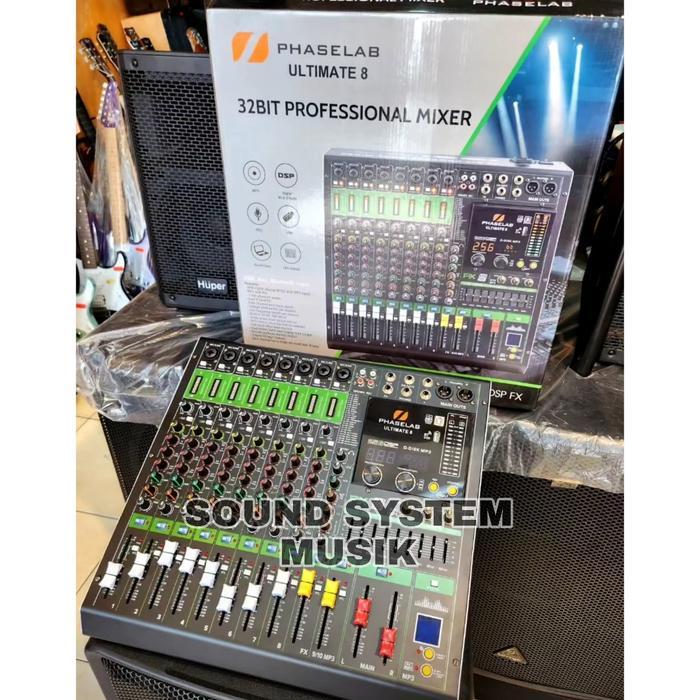 Mixer Audio Phaselab Ultimate 8 Terbaru New 8 channel
