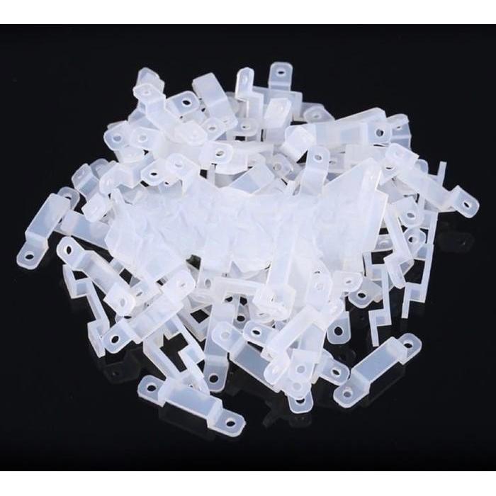"New" Klem Kabel LED Strip Transparan /Klem lampu LED Strip Bening 5050/2835