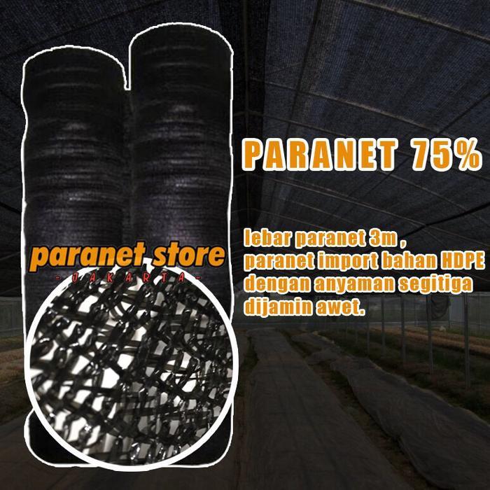 "New" paranet 75% import (eceran) Lebar 3m