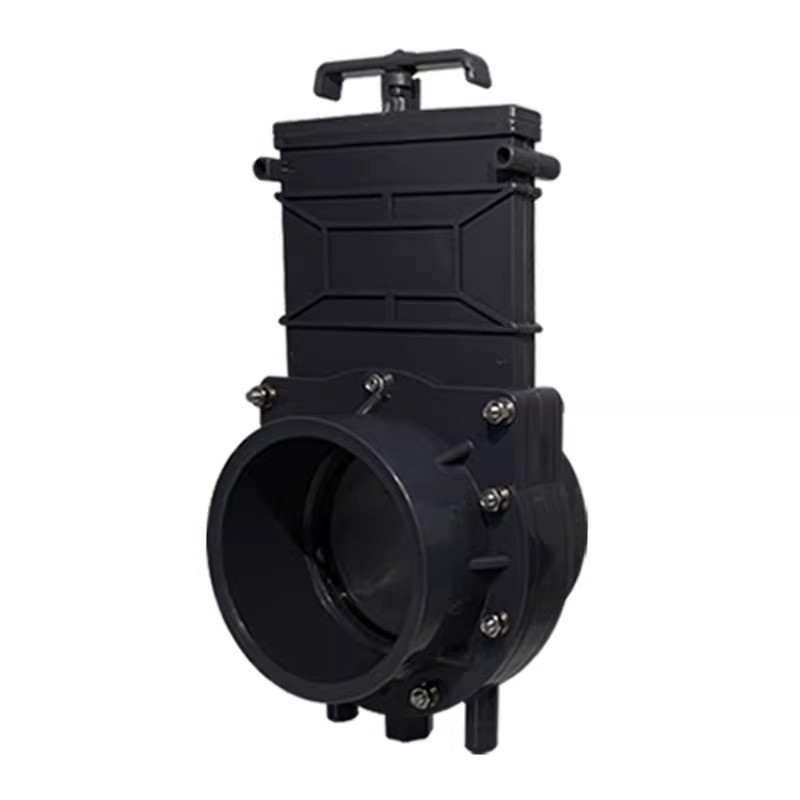 1PCS PVC Gate Valve RV TRAILER VAN Spigot Valve Assembly UPVC Waste sewer Valve