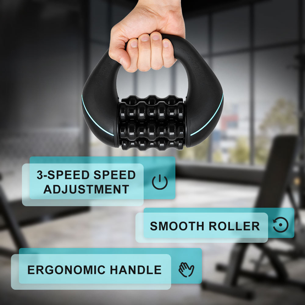 3 Speed Vibrating Massage Roller for Physical Therapy High-Intensity Vibrating for Muscle Recovery